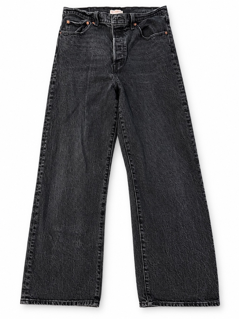 Levi’s Premium Ribcage Straight Ankle Jeans Size 31 Black